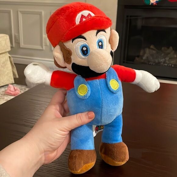12 Inch Super Mario Plush Toy Doll 2016 Nintendo Authentic Video Character - Picture 1 of 7